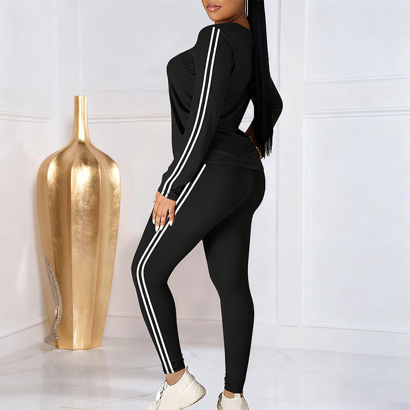 Olivia Sydney - Women's 2-Piece Tracksuit Set with Long Sleeves