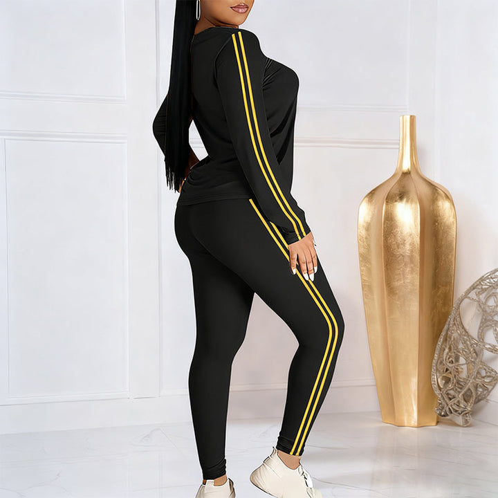 Olivia Sydney - Women's 2-Piece Tracksuit Set with Long Sleeves
