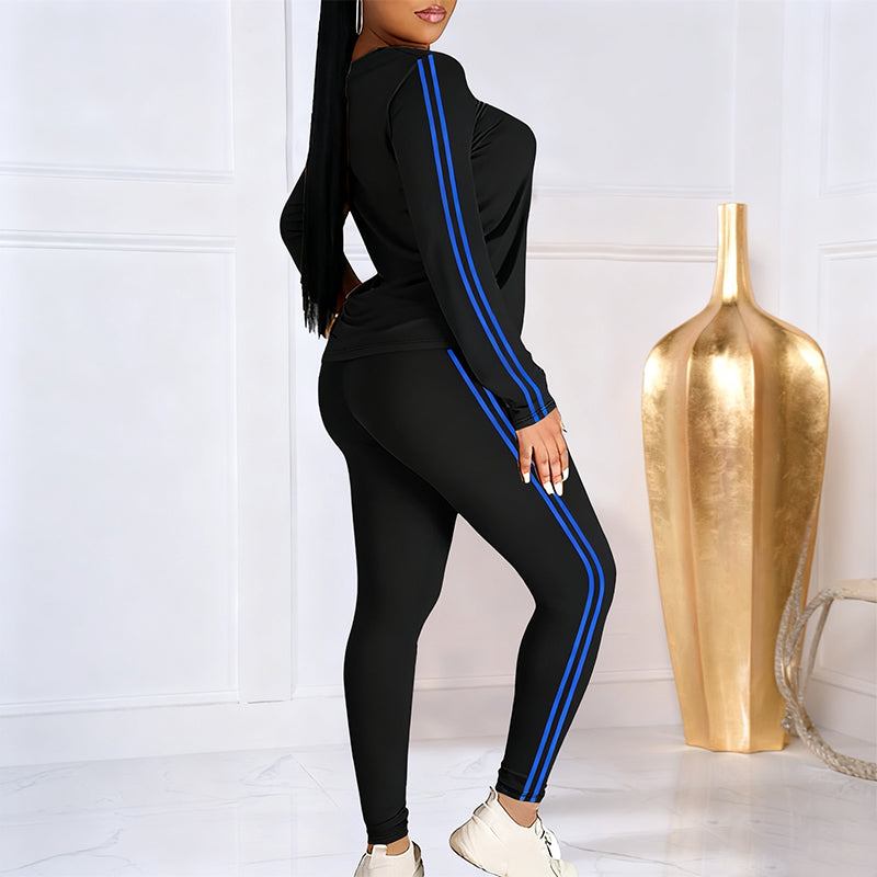 Olivia Sydney - Women's 2-Piece Tracksuit Set with Long Sleeves
