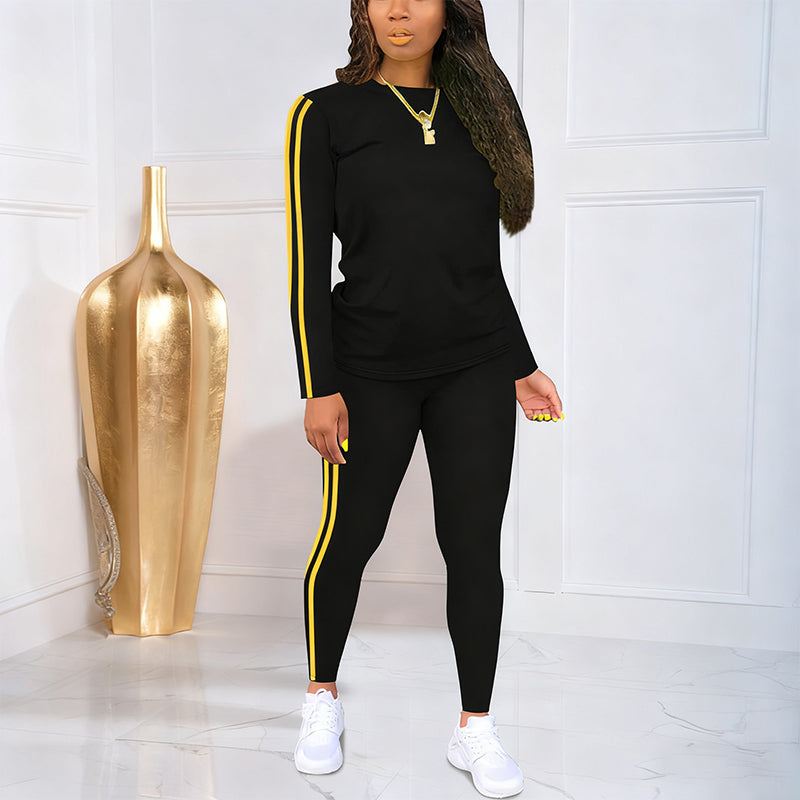 Olivia Sydney - Women's 2-Piece Tracksuit Set with Long Sleeves
