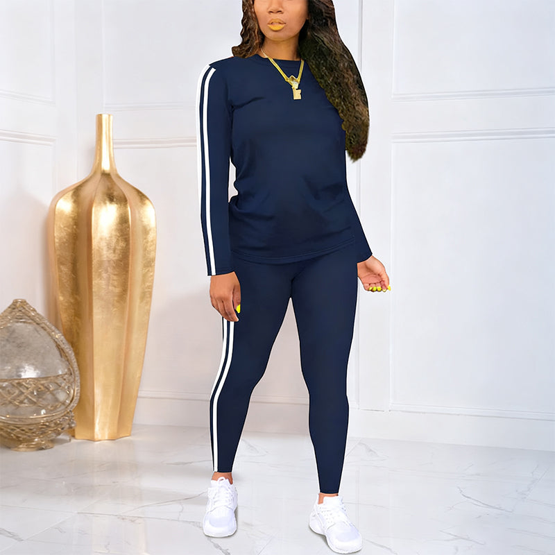 Olivia Sydney - Women's 2-Piece Tracksuit Set with Long Sleeves