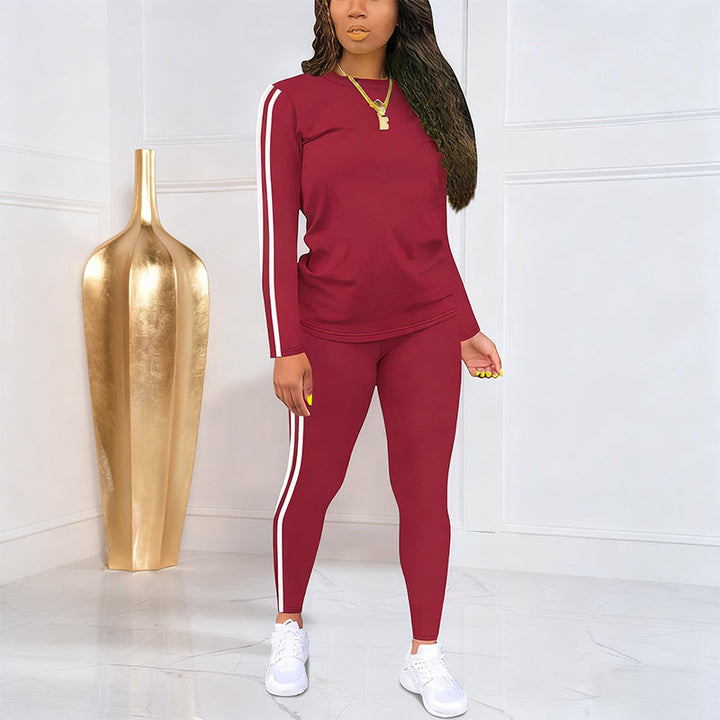 Olivia Sydney - Women's 2-Piece Tracksuit Set with Long Sleeves