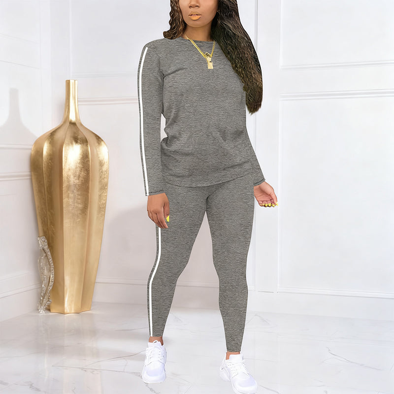 Olivia Sydney - Women's 2-Piece Tracksuit Set with Long Sleeves