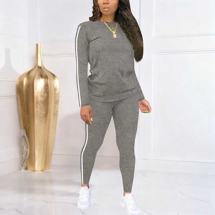 Olivia Sydney - Women's 2-Piece Tracksuit Set with Long Sleeves