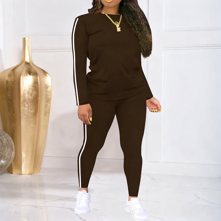 Olivia Sydney - Women's 2-Piece Tracksuit Set with Long Sleeves