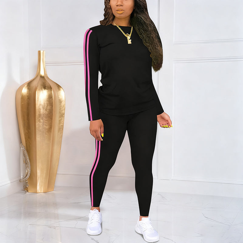 Olivia Sydney - Women's 2-Piece Tracksuit Set with Long Sleeves