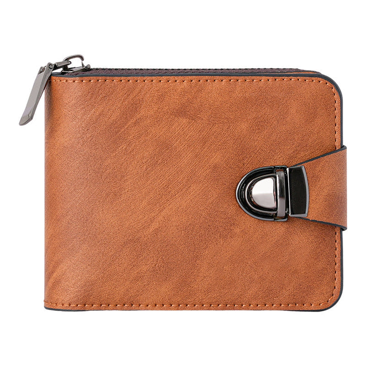 Olivia Sydney - Compact Vintage Wallet with Zipper