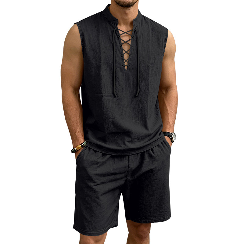 Olivia Sydney - Linen Shirt and Shorts Set