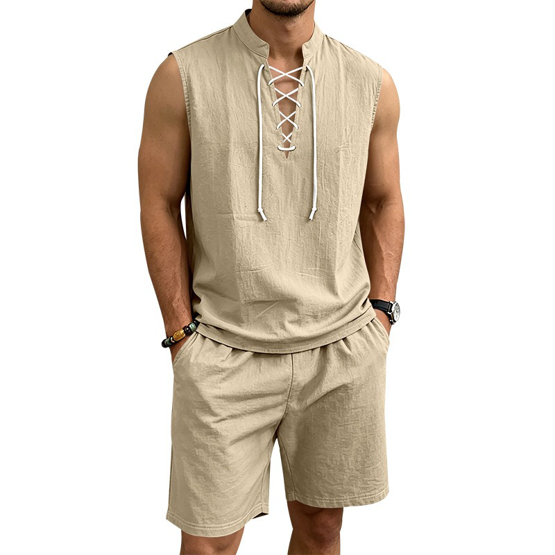 Olivia Sydney - Linen Shirt and Shorts Set