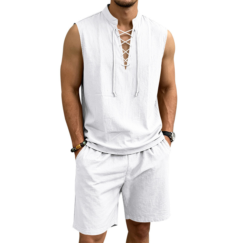 Olivia Sydney - Linen Shirt and Shorts Set
