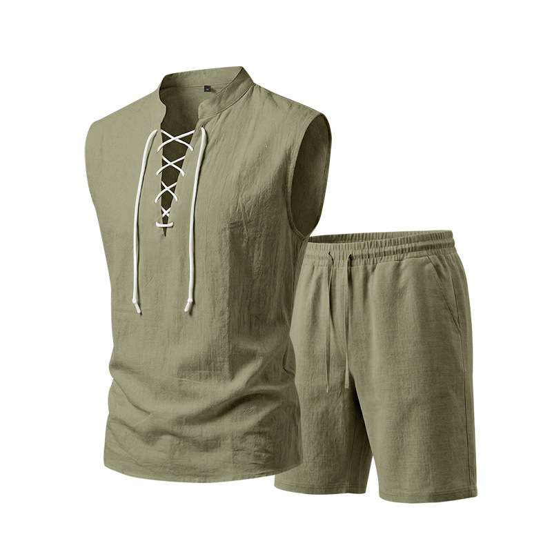 Olivia Sydney - Linen Shirt and Shorts Set