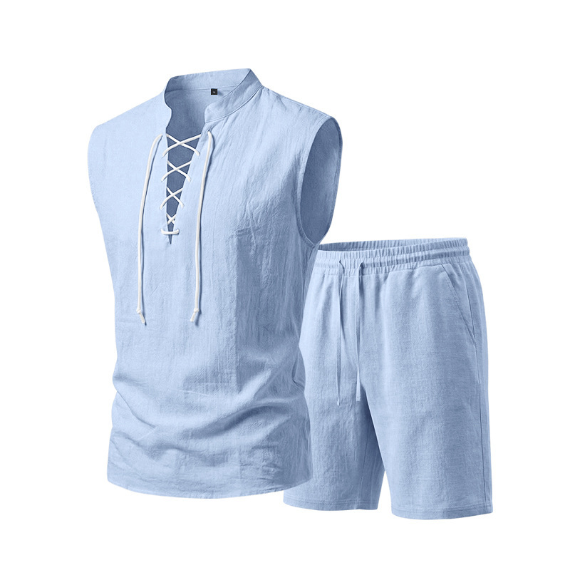 Olivia Sydney - Linen Shirt and Shorts Set
