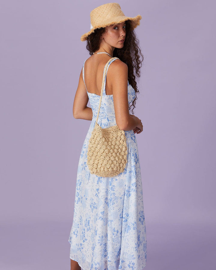 Olivia Sydney - Blue Floral Midi Dress