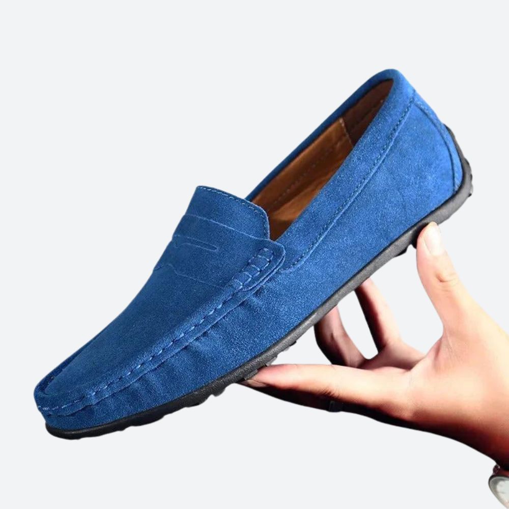 Olivia Sydney - Classic Suede Loafers for Men