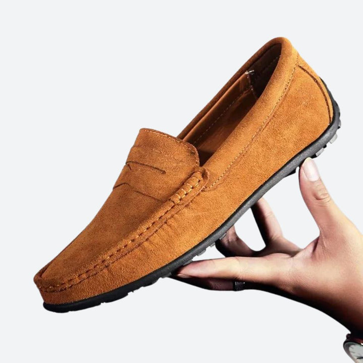 Olivia Sydney - Classic Suede Loafers for Men