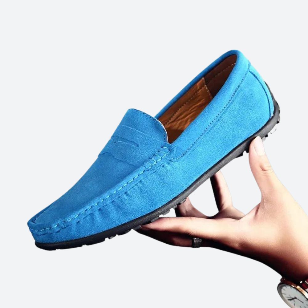 Olivia Sydney - Classic Suede Loafers for Men