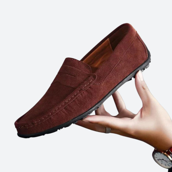 Olivia Sydney - Classic Suede Loafers for Men