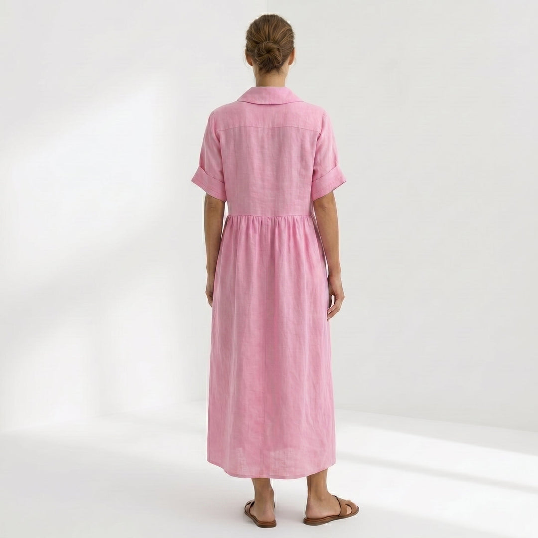 Olivia Sydney - Elegant Linen Dress