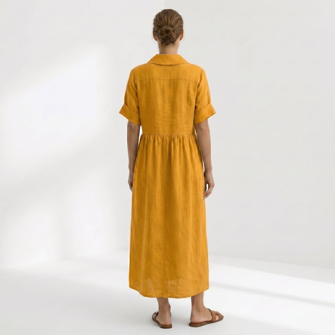 Olivia Sydney - Elegant Linen Dress
