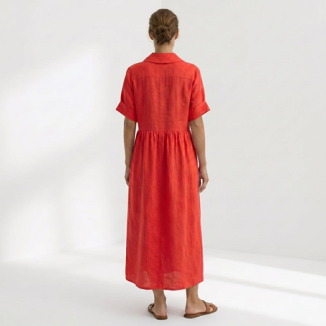 Olivia Sydney - Elegant Linen Dress