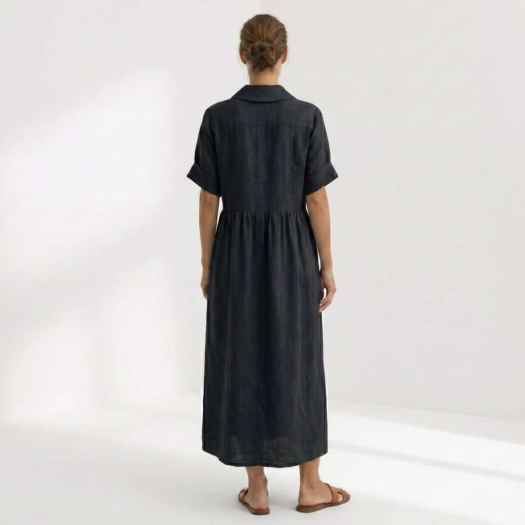 Olivia Sydney - Elegant Linen Dress