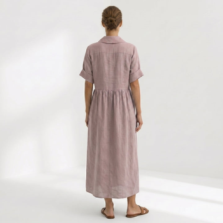 Olivia Sydney - Elegant Linen Dress