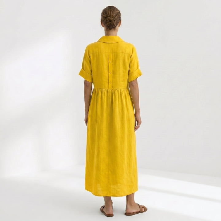 Olivia Sydney - Elegant Linen Dress