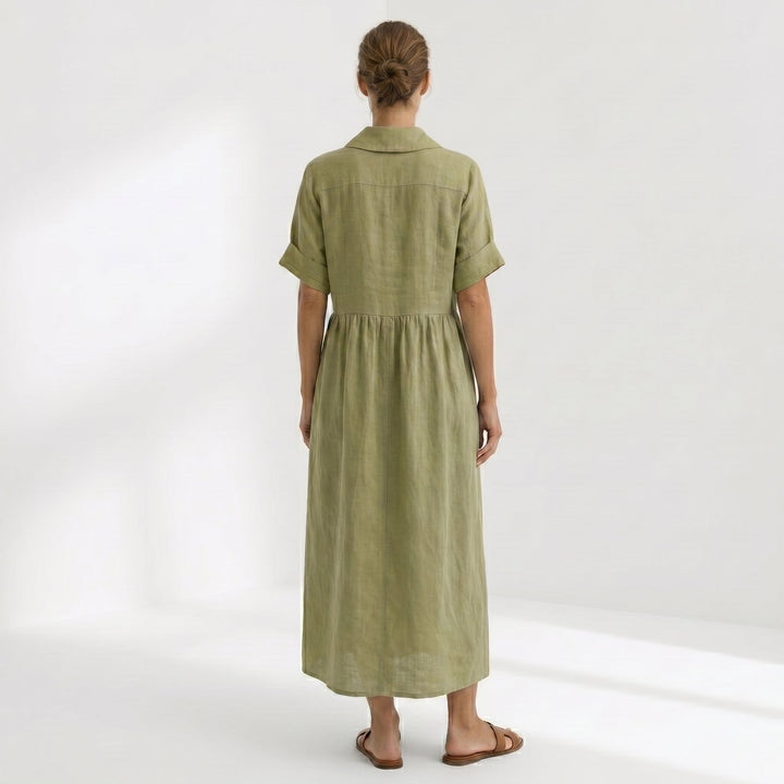 Olivia Sydney - Elegant Linen Dress