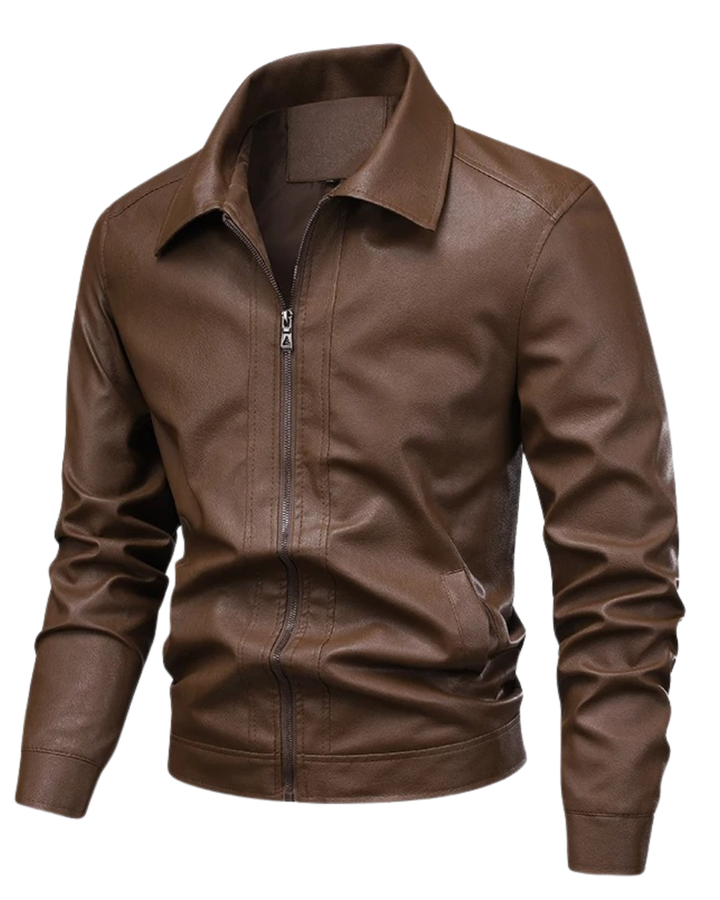 Olivia Sydney - Elegant Windproof Leather Jacket