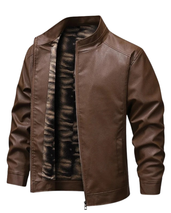 Olivia Sydney - Vintage Wool-Lined Leather Jacket