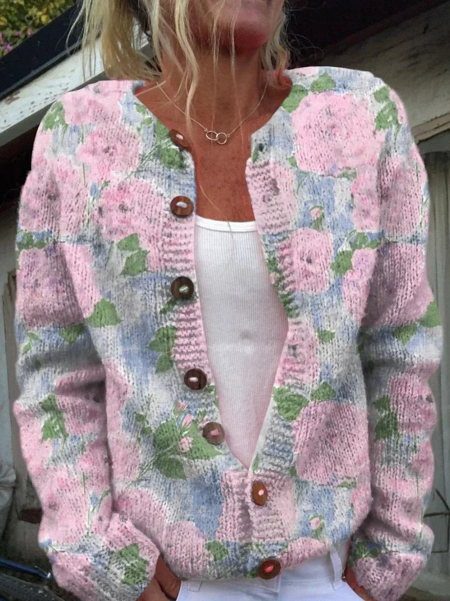 Olivia Sydney - Elegant Floral Cardigan