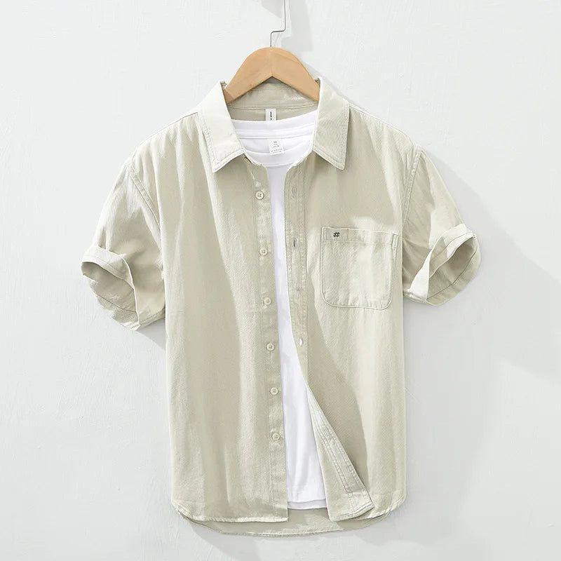 Olivia Sydney - Short Sleeve Cotton Shirt