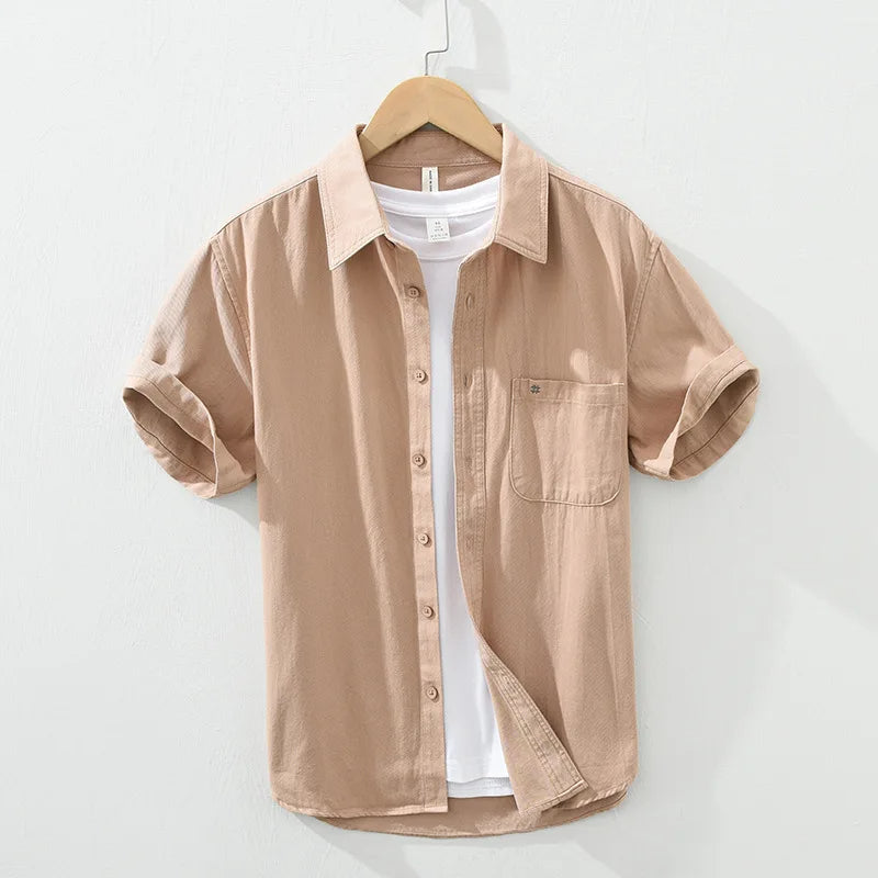 Olivia Sydney - Short Sleeve Cotton Shirt