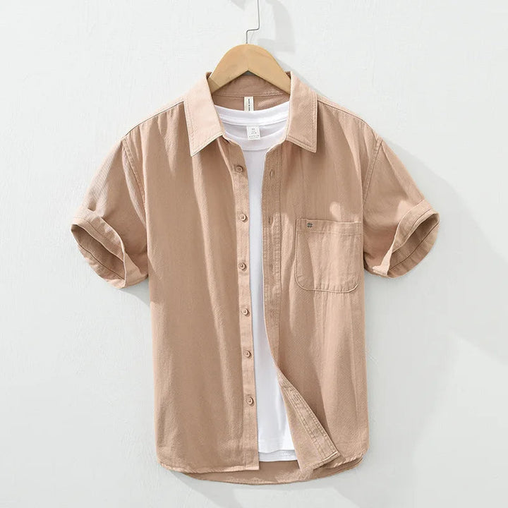 Olivia Sydney - Short Sleeve Cotton Shirt