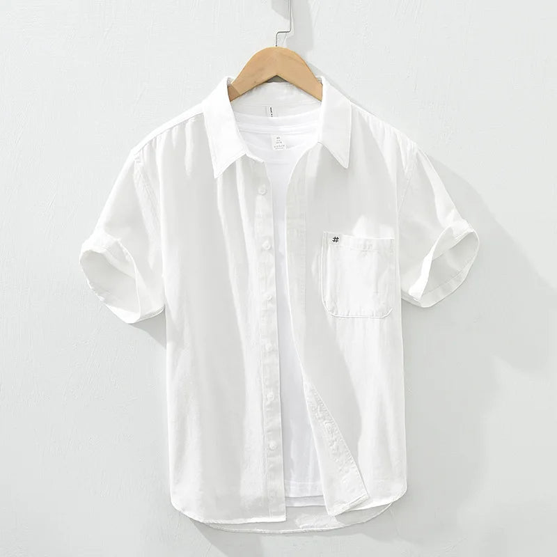 Olivia Sydney - Short Sleeve Cotton Shirt
