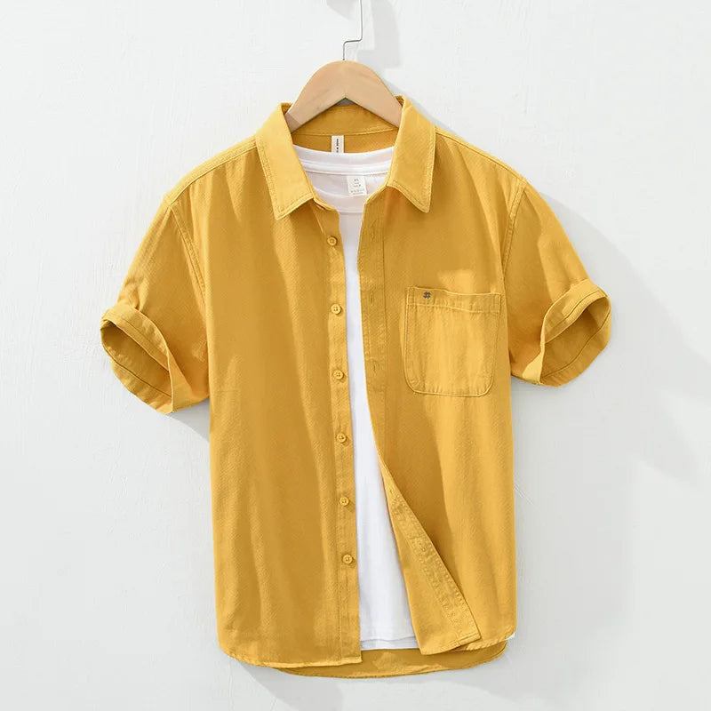 Olivia Sydney - Short Sleeve Cotton Shirt