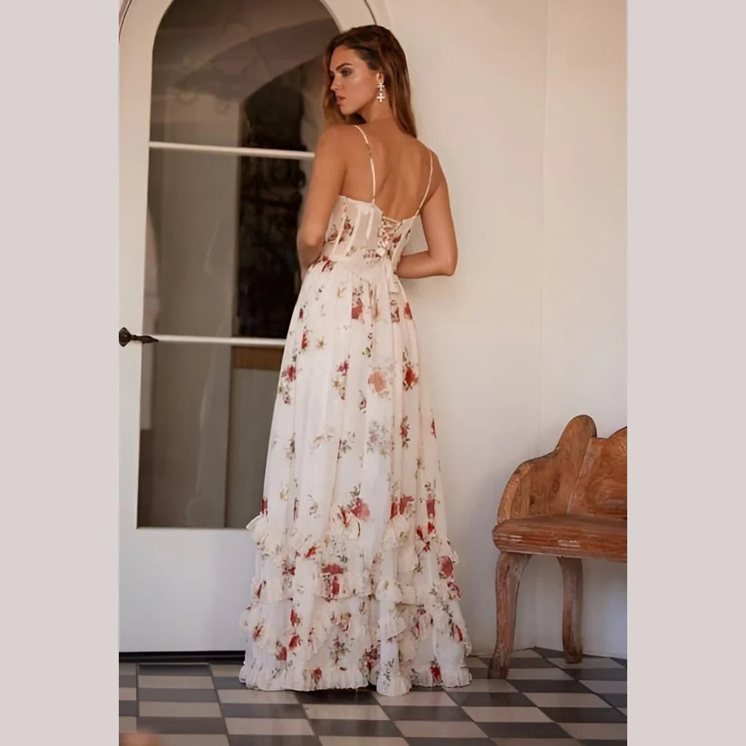 Olivia Sydney - Floral Pattern Midi Dress